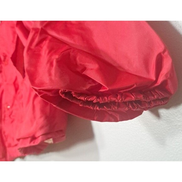 VTG 80s Exxon Mechanic Jacket Red XL Auburn Sportswear Shop Windbreaker USA - Picture 4 of 9